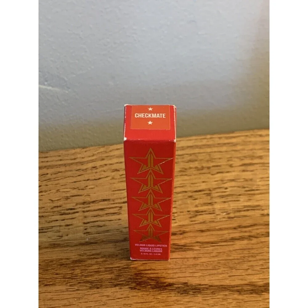 Jeffree Star Liquid Velour Lipstick-Checkmate-Discontinued NEW NIB Red Rare